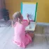 Tăbliță din lemn cu două fețe Kruzzel 23546