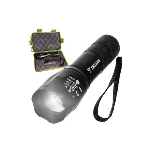 T6 USB lanternă L18368 - lumină puternică, reîncărcabilă, ușor de transportat