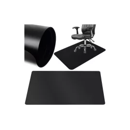   Protecție pentru scaun 90x130cm RUHHY - negru, protecție pardoseală, accesoriu de birou, protecție PVC, protecție scaun.