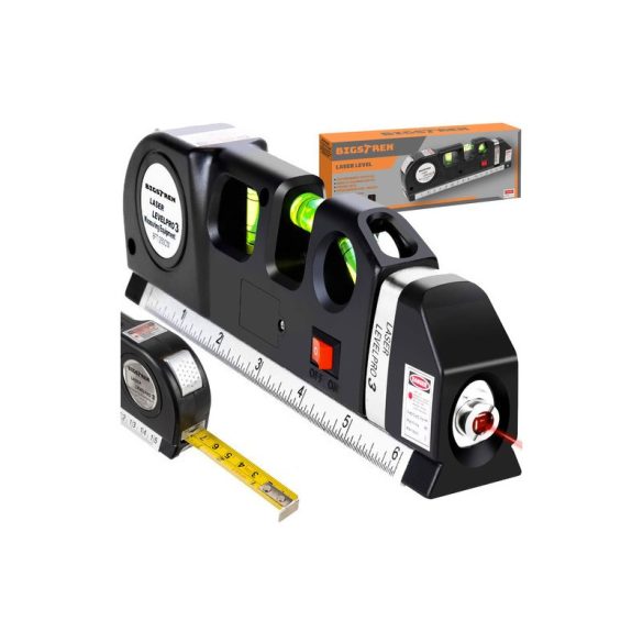 Articulated laser level with measuring gauge 250cm Bigstren 21747