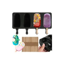   Forme din silicon pentru înghețată Ruhhy 20990 - copii, înghețată, vară, coacere, DIY, cadou, bucătărie, matriță, desert, înghețată pe băț