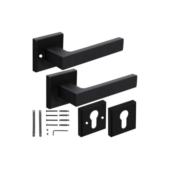 Set mâner de ușă Ruhhy 21937, oțel inoxidabil, design modern, ușor de instalat