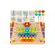 Puzzle din mărgele de lemn 22403