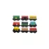 Tren din lemn - 12 piese. Kruzzel 23522