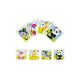 Puzzle din lemn cu animale, 9 piese pentru copii (4 buc)