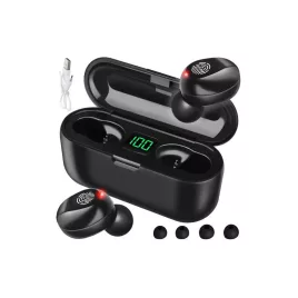 Căști wireless cu carcasă de încărcare