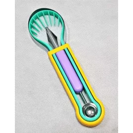 3 în 1 ustensilă pentru curățat și tăiat fructe