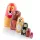 Figurine animale matrioska din lemn (6 buc)
