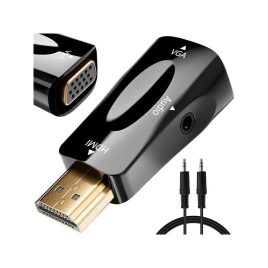 Adaptor HDMI-VGA cu sunet și conector mini jack