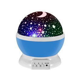 Lumină de seară rotativă cu stele