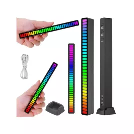 Iluminare LED USB controlată vocal
