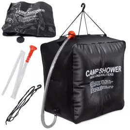 Duș Portabil de 40 Litri pentru Camping