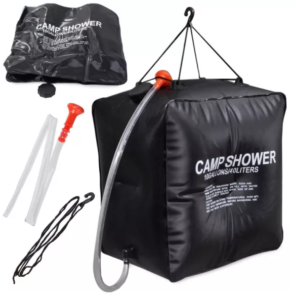 Duș Portabil de 40 Litri pentru Camping