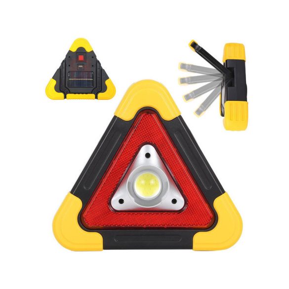 Triunghi de avertizare LED lanternă cu power bank