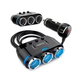 Distribuitor auto cu brichetă și încărcător USB dublu