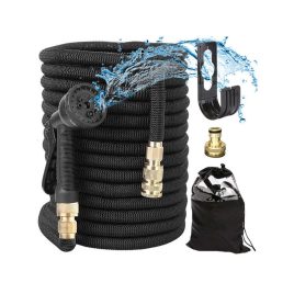   Furtun de grădină extensibil 45m cu conectori, duză și suport